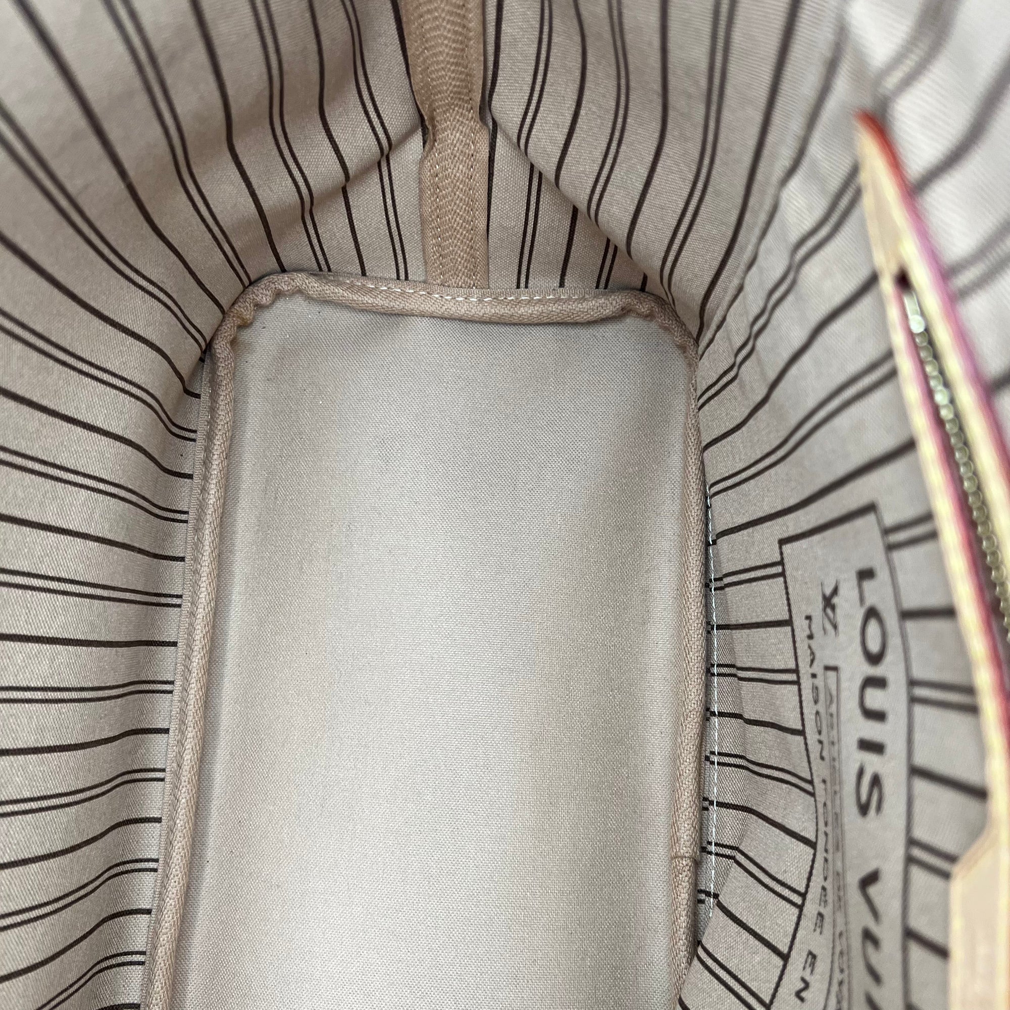 Neverfull Tote Bag Brown in Monogram Coated Canvas, Gold hardware