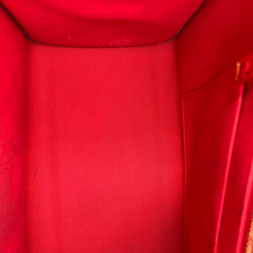 OnTheGo MM Brown Tote Bag in Monogram Coated Canvas, Gold hardware