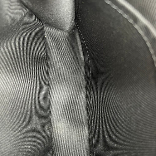 Trio Messenger Bag Blue in Calfskin, Black hardware