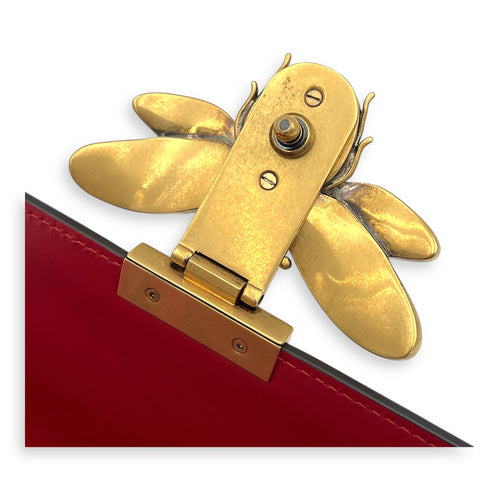 Queen Margaret Shoulder Bag Multi-colour in Calfskin, Gold hardware