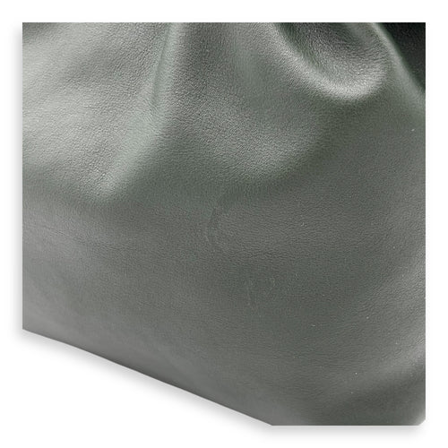 Flamenco Shoulder Bag Green in Calfskin, Gold hardware