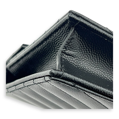 Cassandre Wallet On Chain Black in Caviar Leather, So Black hardware