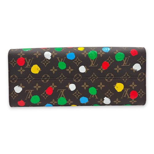 OnTheGo Tote Bag x Yayoi Kusama in Monogram Coated Canvas, Gold hardware