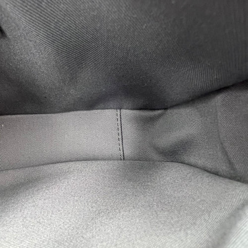 HIt the Road Messenger Grey in Coated Canvas, Silver hardware