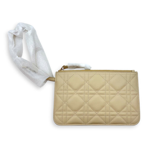 Toujours Top Handle Bag Small White in Lambskin, Silver hardware
