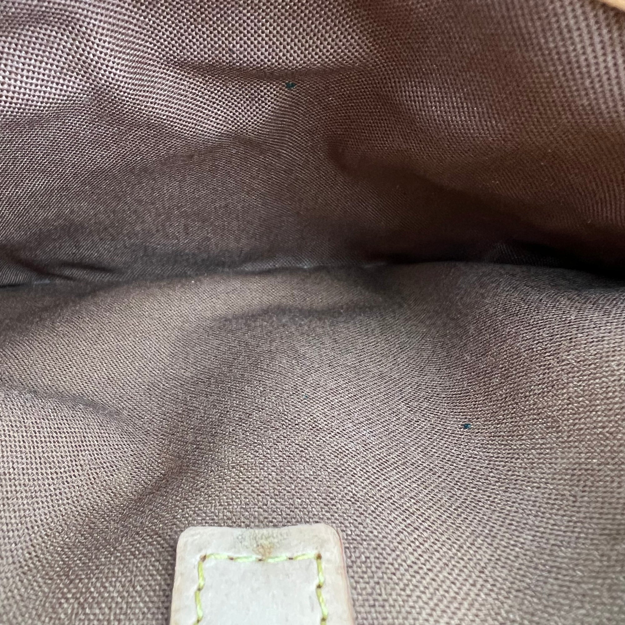 Vavin Top Handle Bag Brown in Monogram Coated Canvas, Gold hardware