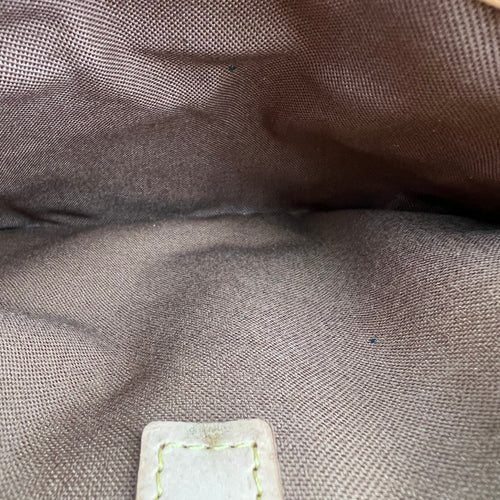 Vavin Top Handle Bag Brown in Monogram Coated Canvas, Gold hardware