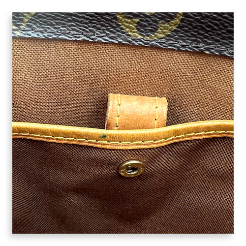 Vavin Top Handle Bag Brown in Monogram Coated Canvas, Gold hardware