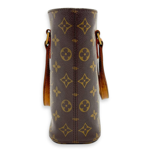 Vavin Top Handle Bag Brown in Monogram Coated Canvas, Gold hardware