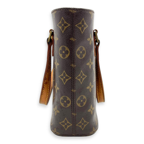 Vavin Top Handle Bag Brown in Monogram Coated Canvas, Gold hardware