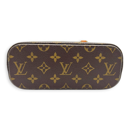 Vavin Top Handle Bag Brown in Monogram Coated Canvas, Gold hardware