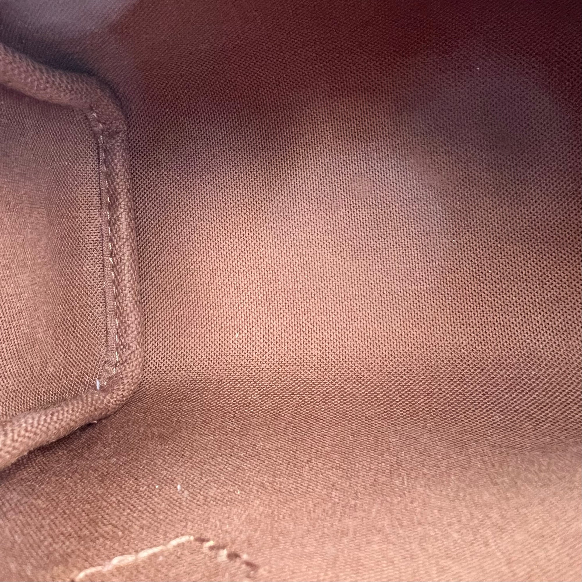 Speedy Crossbody Bag Nano Brown in Monogram Coated Canvas, Gold hardware