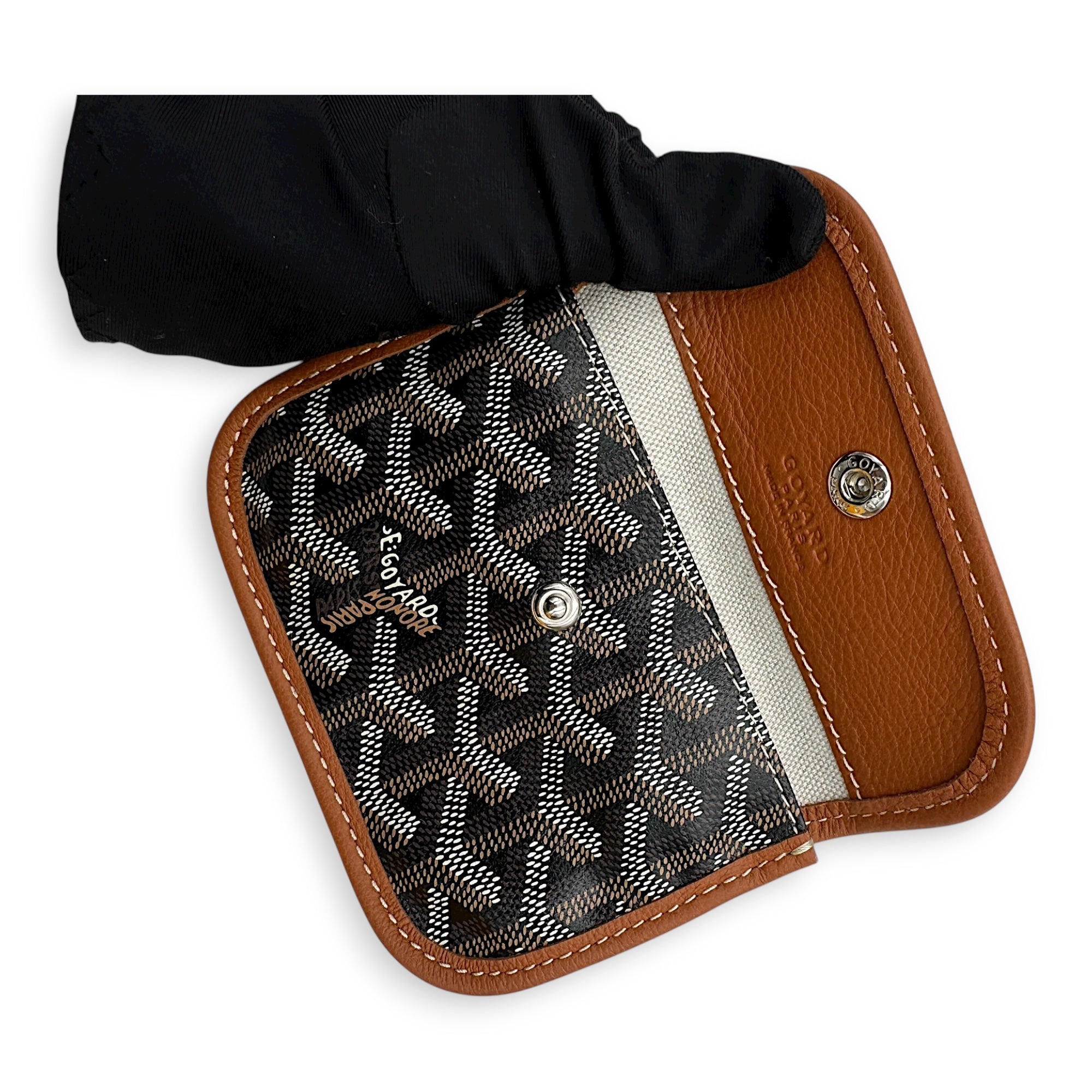 Anjou Tote Bag Mini Black in Coated Canvas, Silver hardware