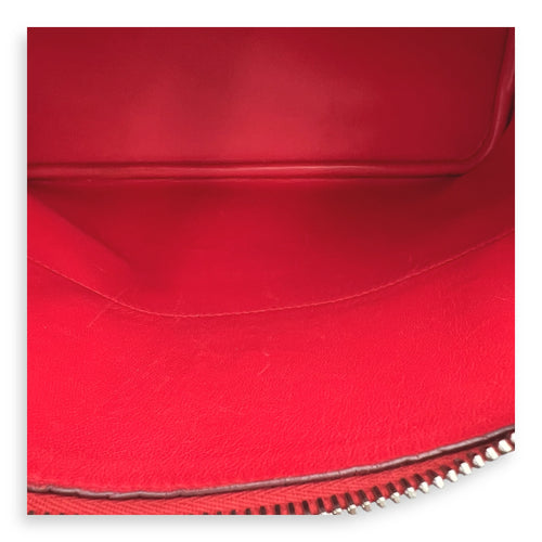 Bolide Red in Epsom, Silver hardware