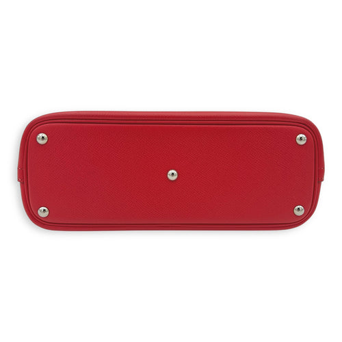 Bolide Red in Epsom, Silver hardware