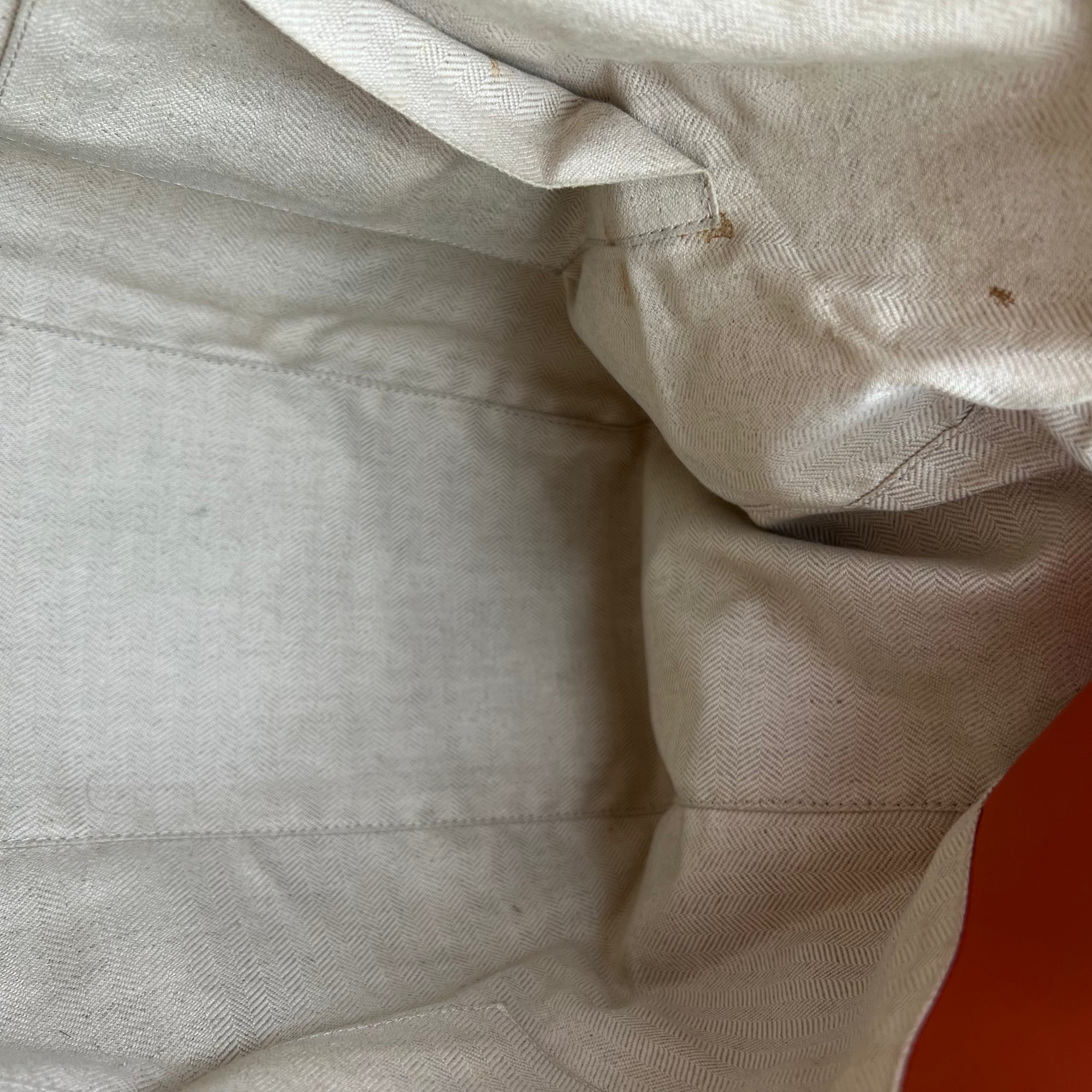 Puzzle Top Handle Bag Medium Orange in Calfskin, Silver hardware