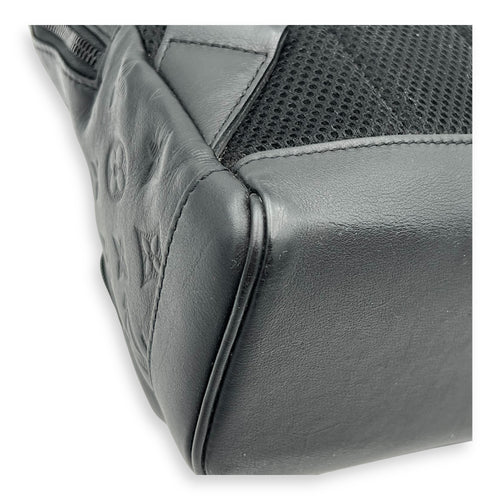 Racer Sling bag Black in Calfskin, Black hardware