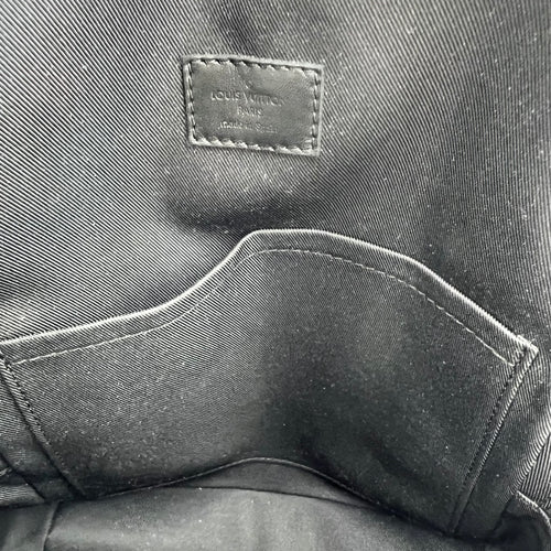 Racer Sling bag Black in Calfskin, Black hardware