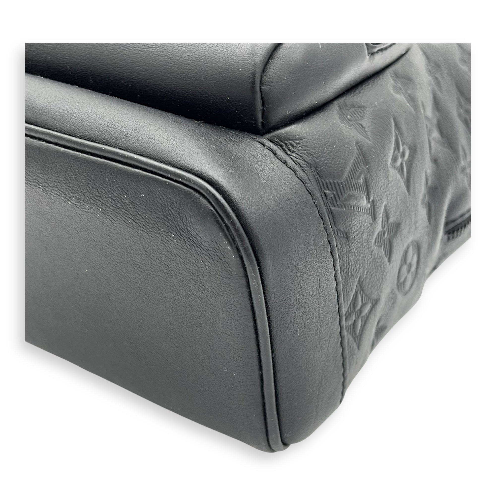 Racer Sling bag Black in Calfskin, Black hardware