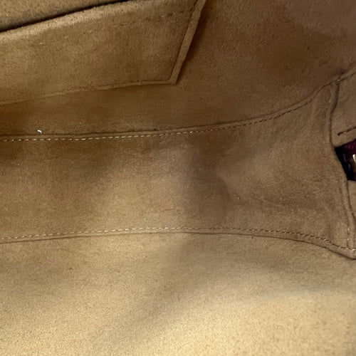 Boite a Chapeau Shoulder Bag Brown in Monogram Coated Canvas, Gold hardware