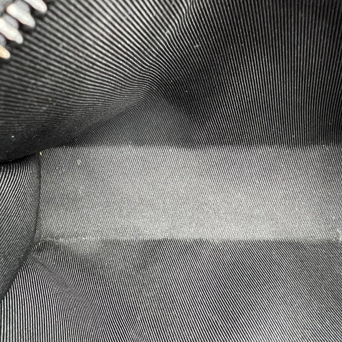 Gaston Wearable Wallet Shoulder Bag Black in Calfskin, Black hardware