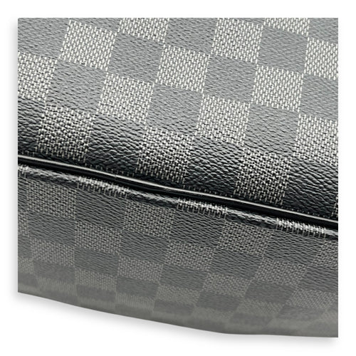 Christopher Backpack Black in Coated Canvas, Silver hardware