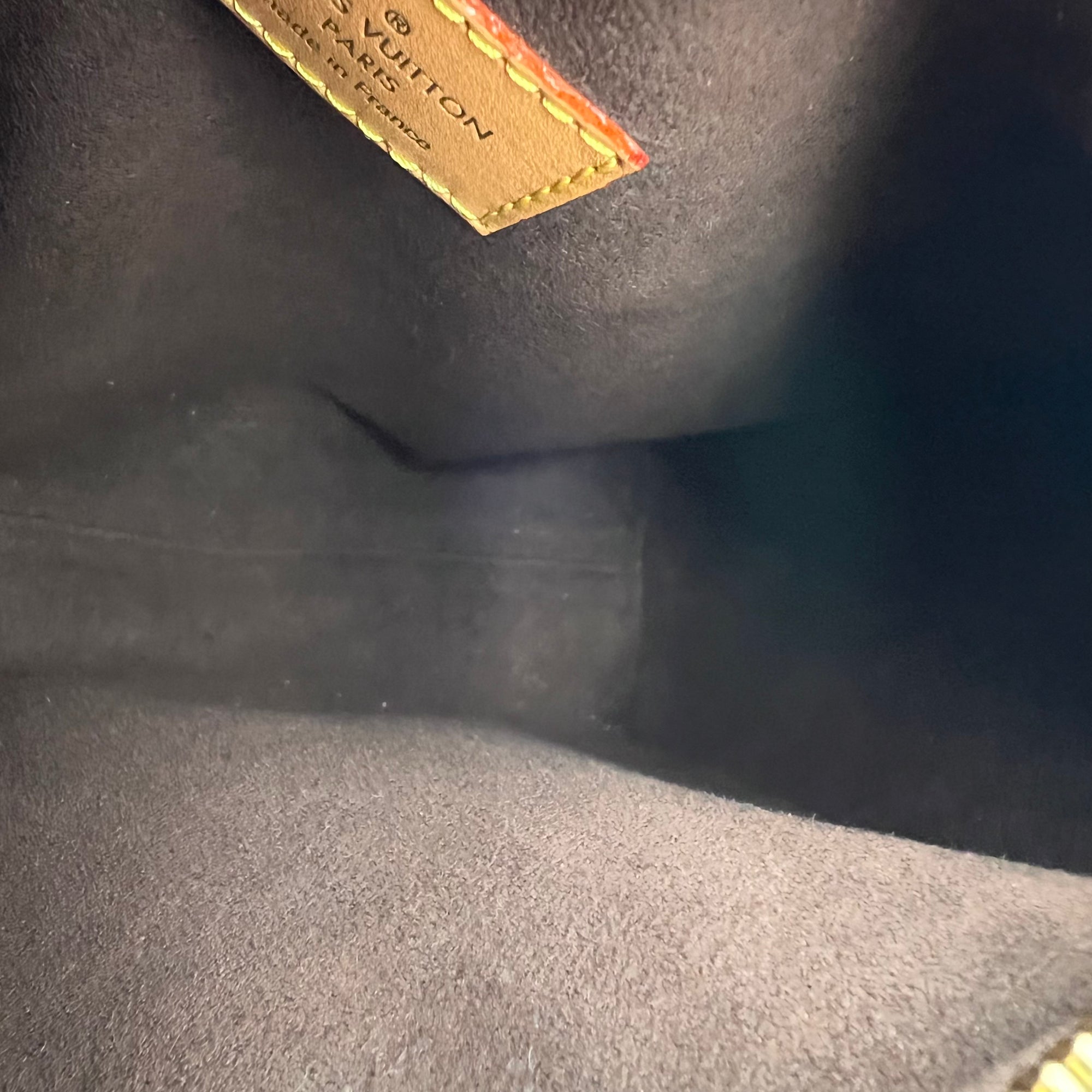 Side Trunk Shoulder Bag Brown in Monogram Coated Canvas, Gold hardware