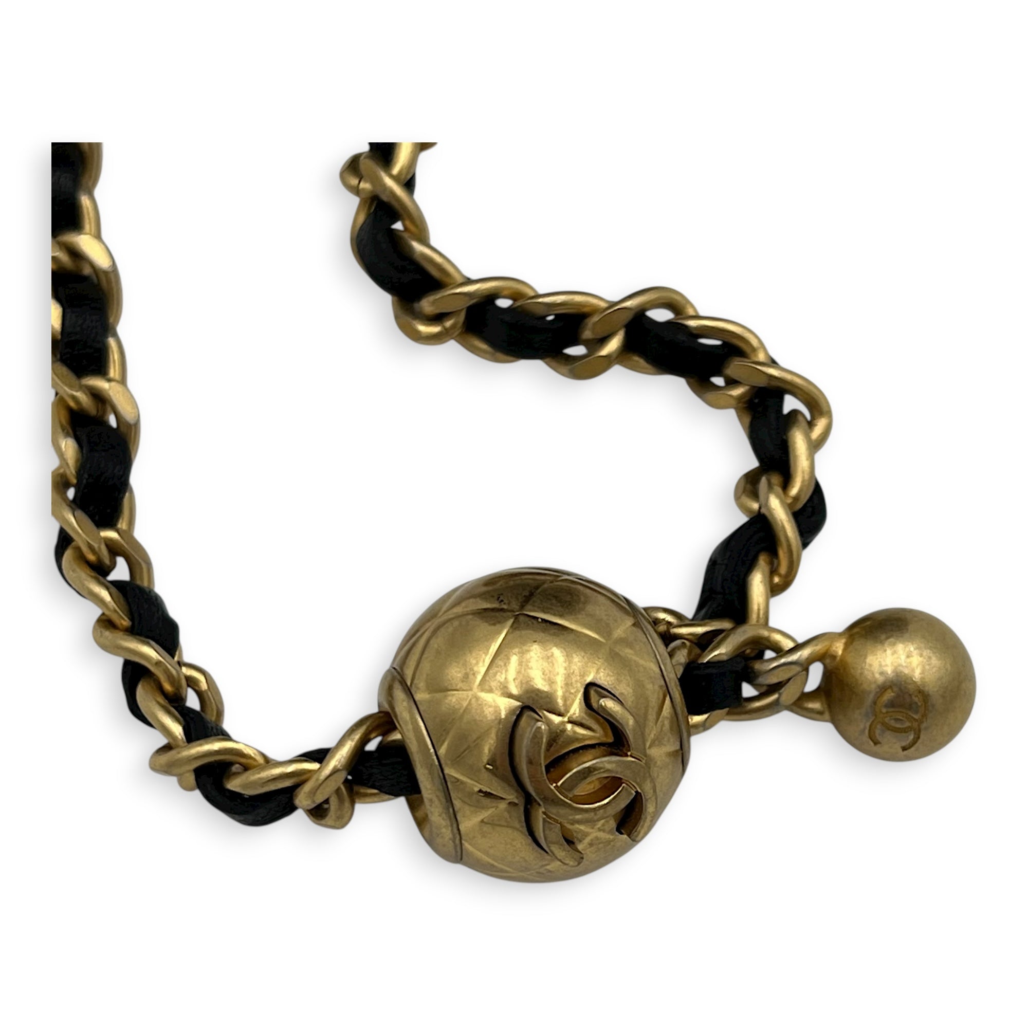 CC Vanity Bag Mini Black in Lambskin, Gold hardware