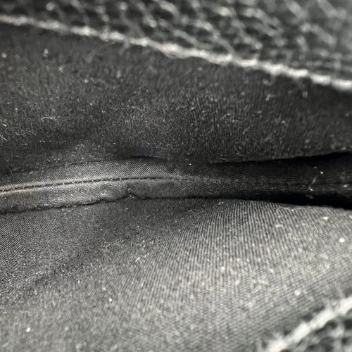 Saddle Shoulder Bag Blue in Jacquard, Silver hardware