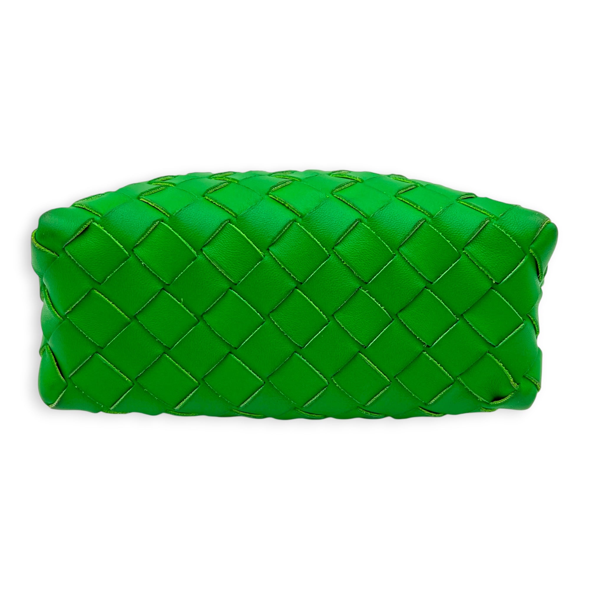 Loop Shoulder Bag Green in Lambskin, Gold hardware