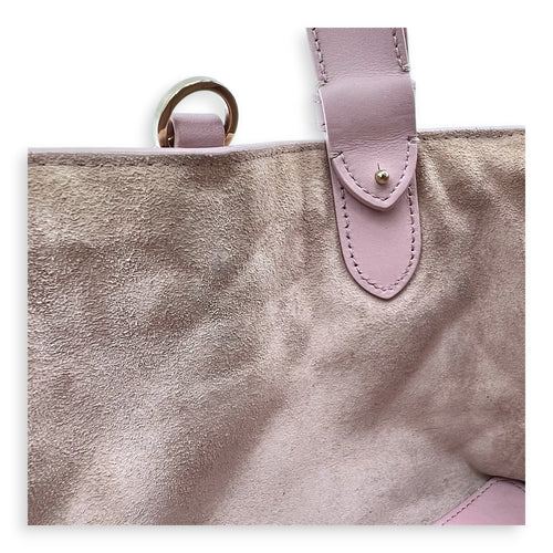 Toujours Top Handle Bag Small Pink in Calfskin, Gold hardware