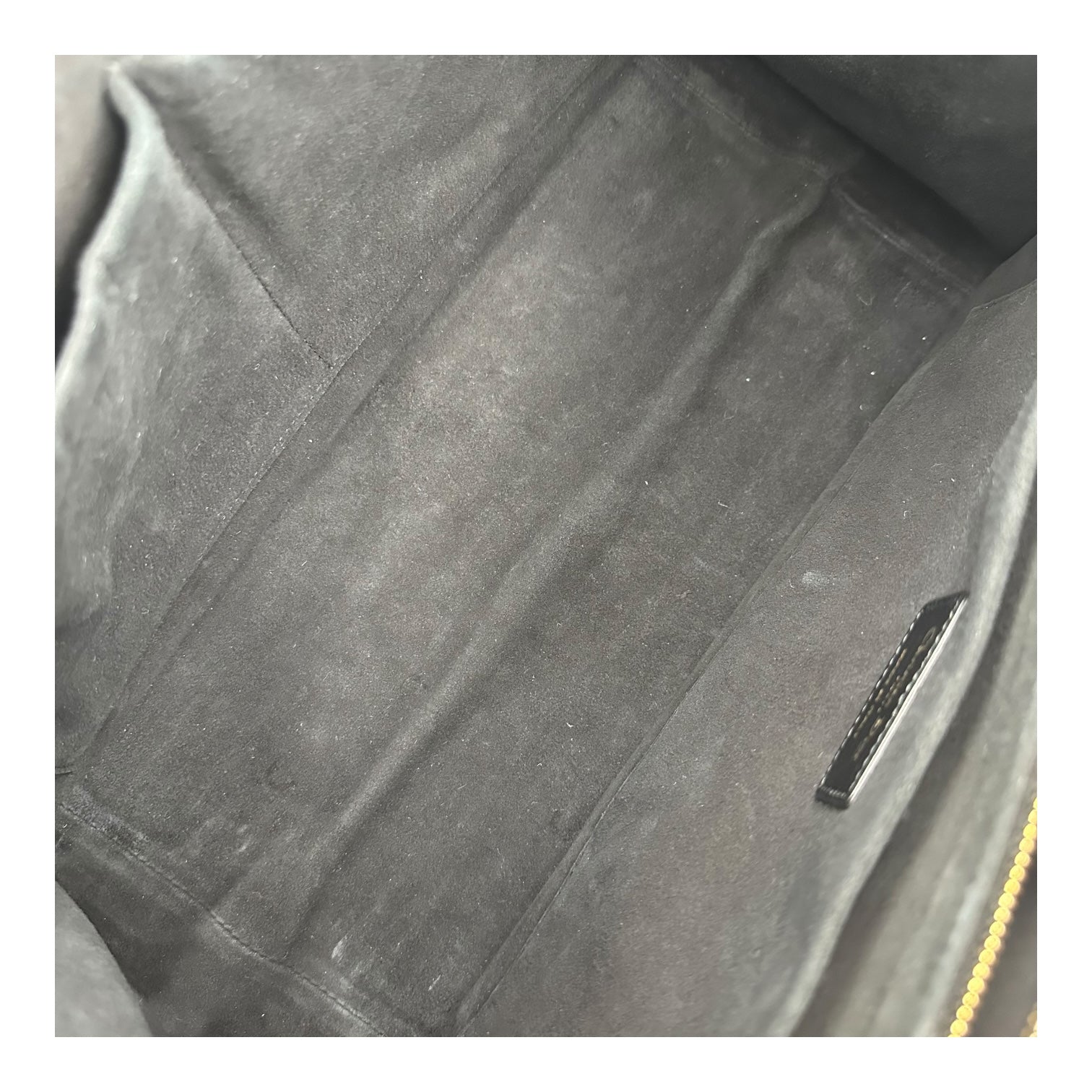 Essential Archi Cannage Tote Bag Black in Lambskin, Gold hardware