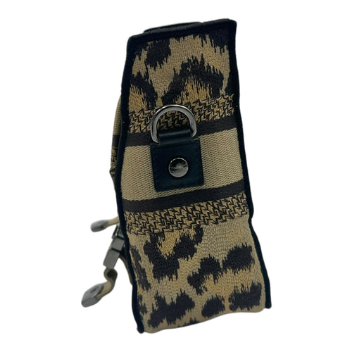 Diorcamp Shoulder Bag Beige in Canvas, Silver hardware