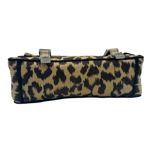 Diorcamp Shoulder Bag Beige in Canvas, Silver hardware