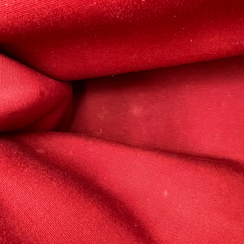 Herbag Red in Canvas, Silver hardware