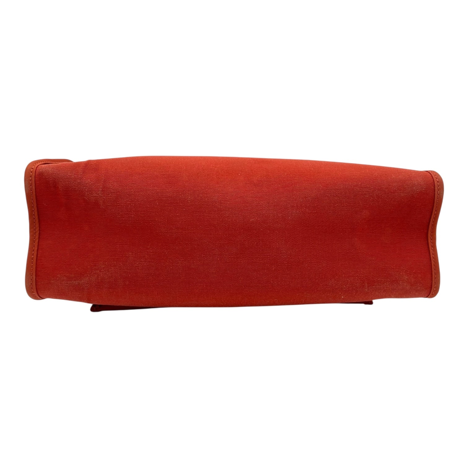 Herbag Red in Canvas, Silver hardware