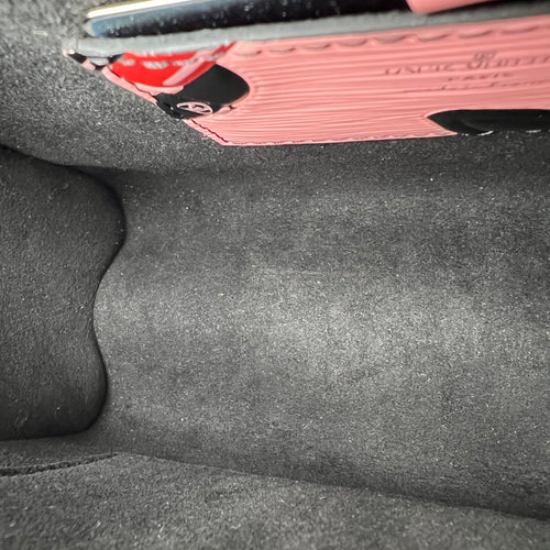 Twist Shoulder Bag Pink in Epi Leather, Silver hardware