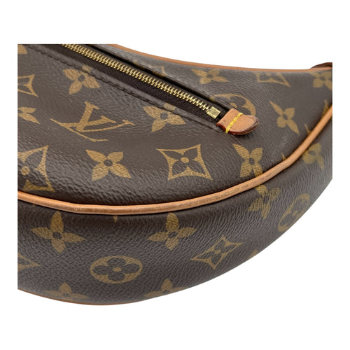 Loop Shoulder Bag Brown in Monogram Coated Canvas, Gold hardware
