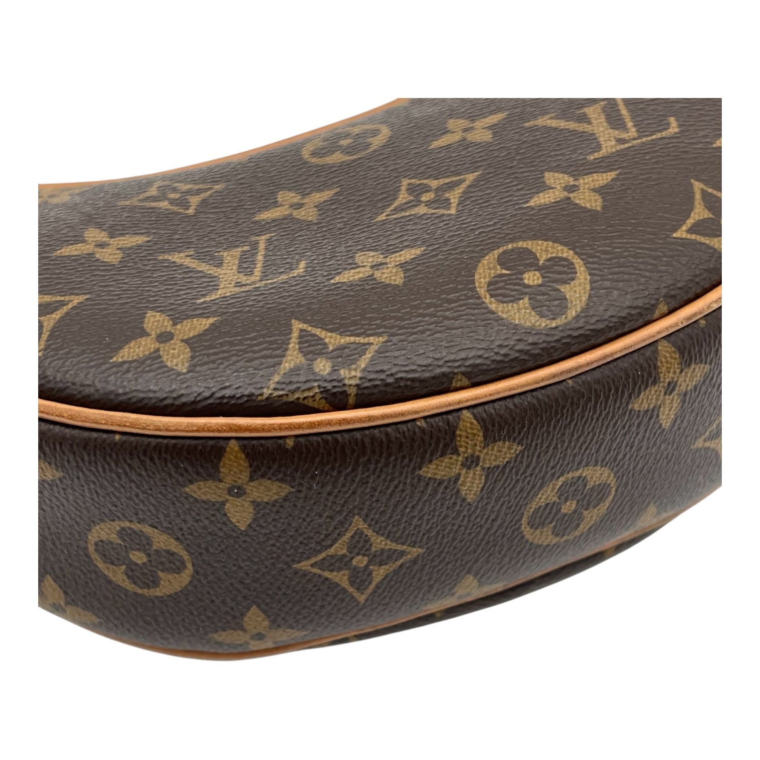 Loop Shoulder Bag Brown in Monogram Coated Canvas, Gold hardware