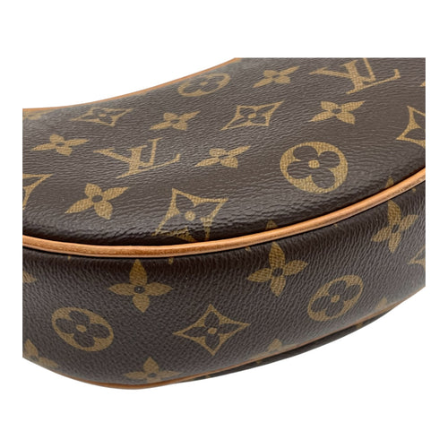 Loop Shoulder Bag Brown in Monogram Coated Canvas, Gold hardware
