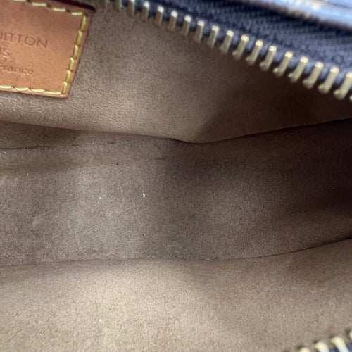 Loop Shoulder Bag Brown in Monogram Coated Canvas, Gold hardware