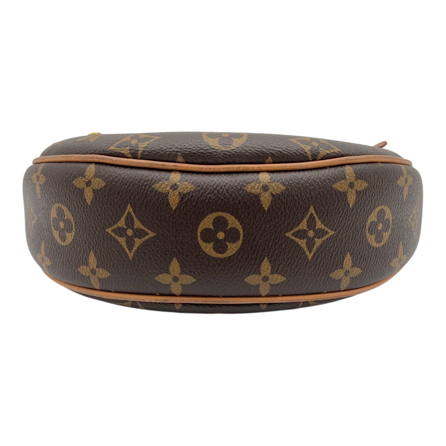 Loop Shoulder Bag Brown in Monogram Coated Canvas, Gold hardware