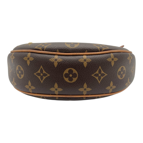 Loop Shoulder Bag Brown in Monogram Coated Canvas, Gold hardware