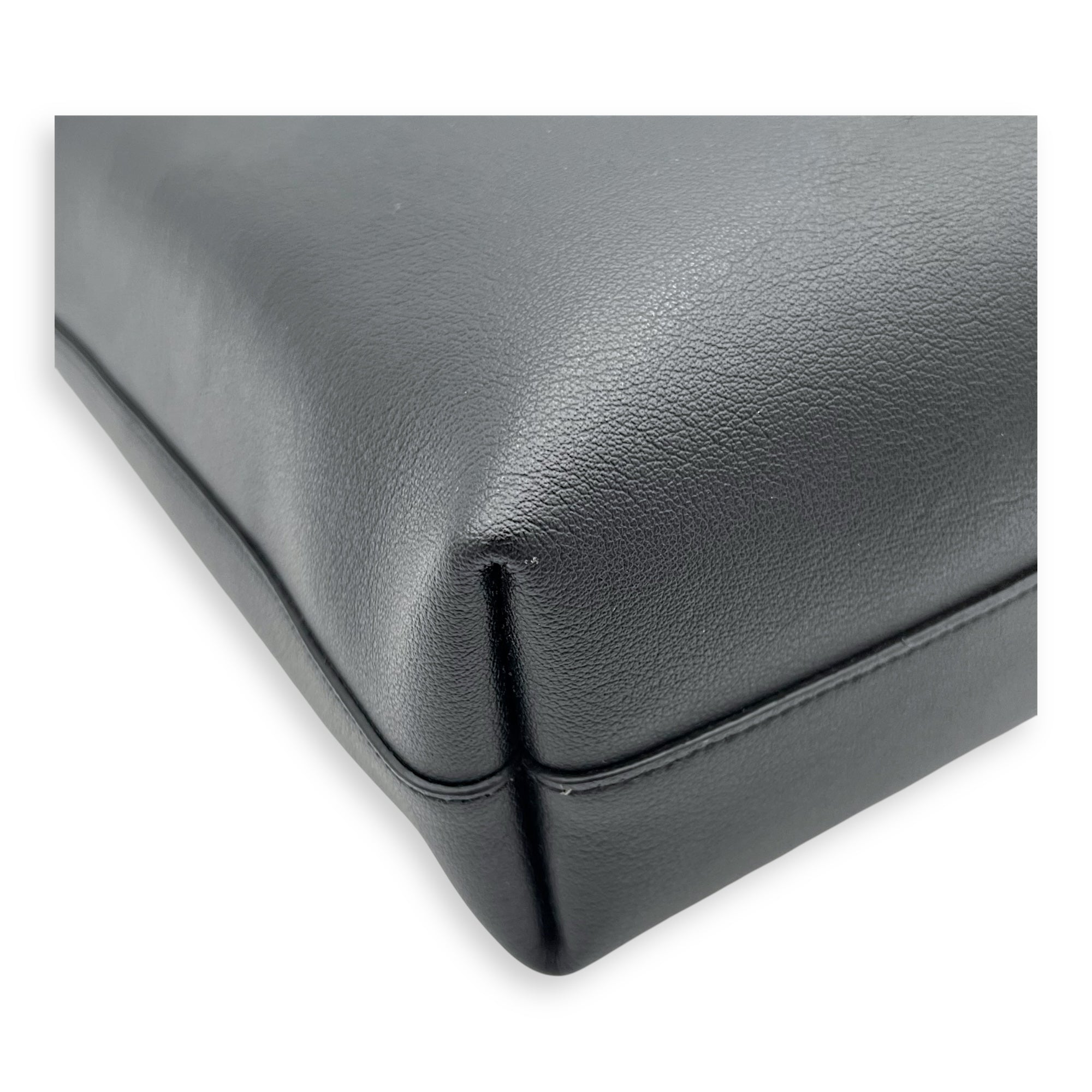 Shopping Toy Tote Bag Black in Calfskin, Gold hardware