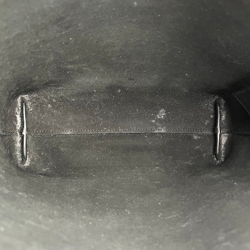 Shopping Toy Tote Bag Black in Calfskin, Gold hardware