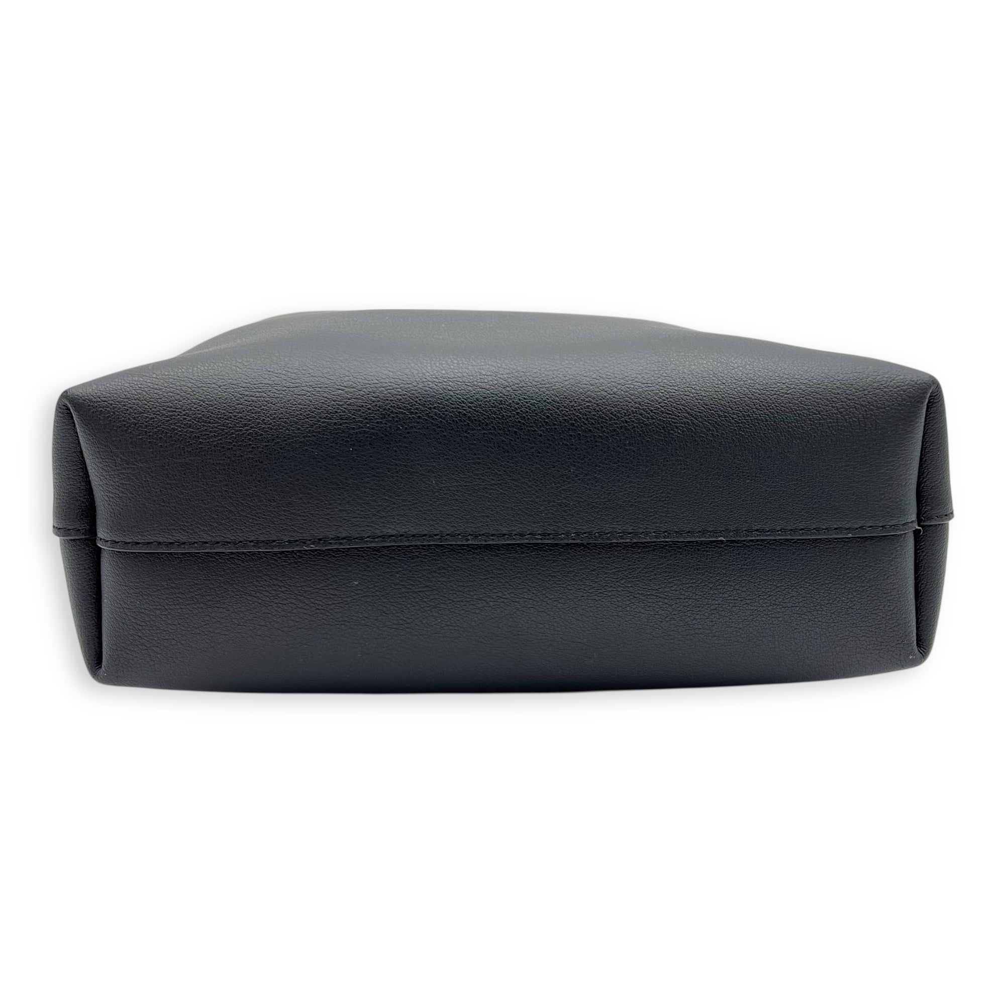 Shopping Toy Tote Bag Black in Calfskin, Gold hardware