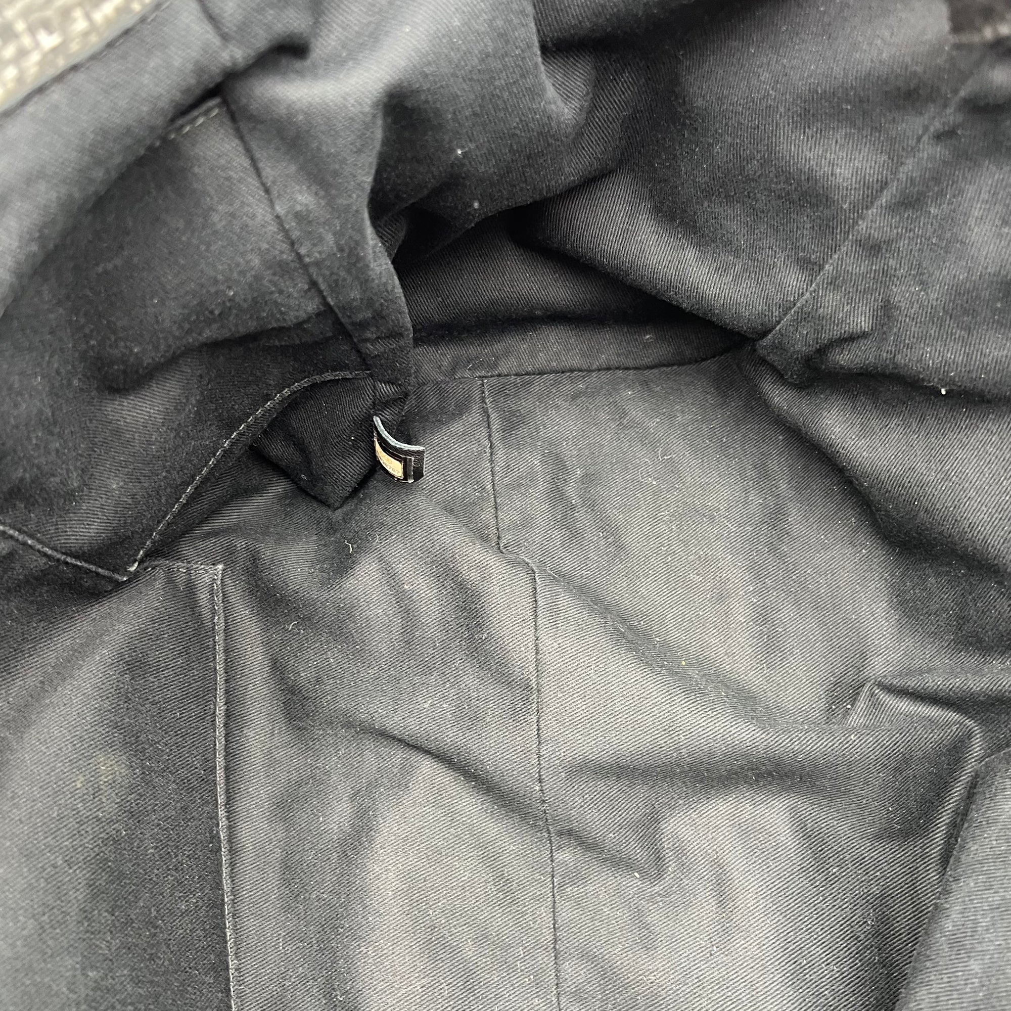 Deauville Tote Bag Grey in Tweed, Silver hardware