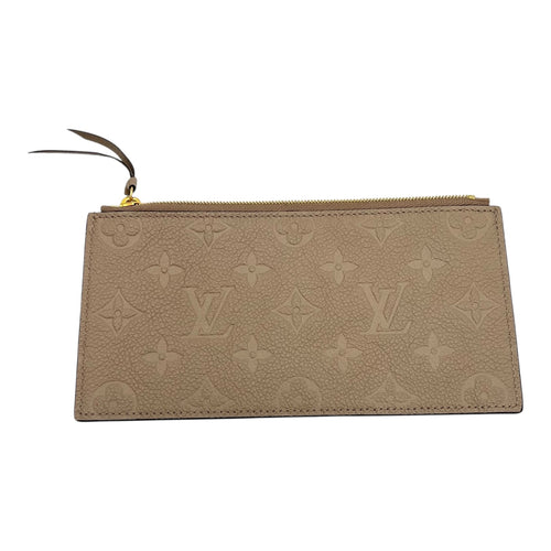 Felicie Crossbody Bag Beige in Empreinte Leather, Gold hardware