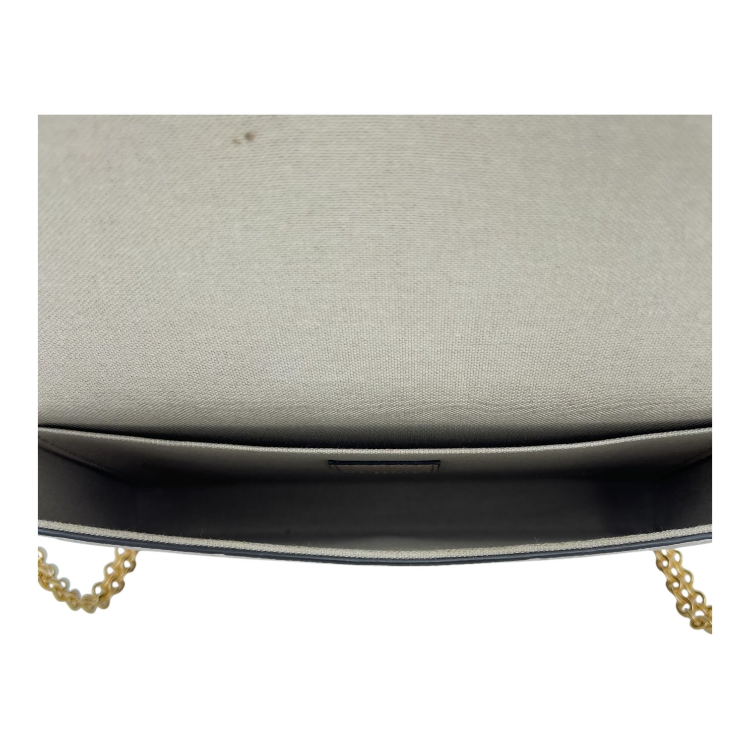 Felicie Crossbody Bag Beige in Empreinte Leather, Gold hardware