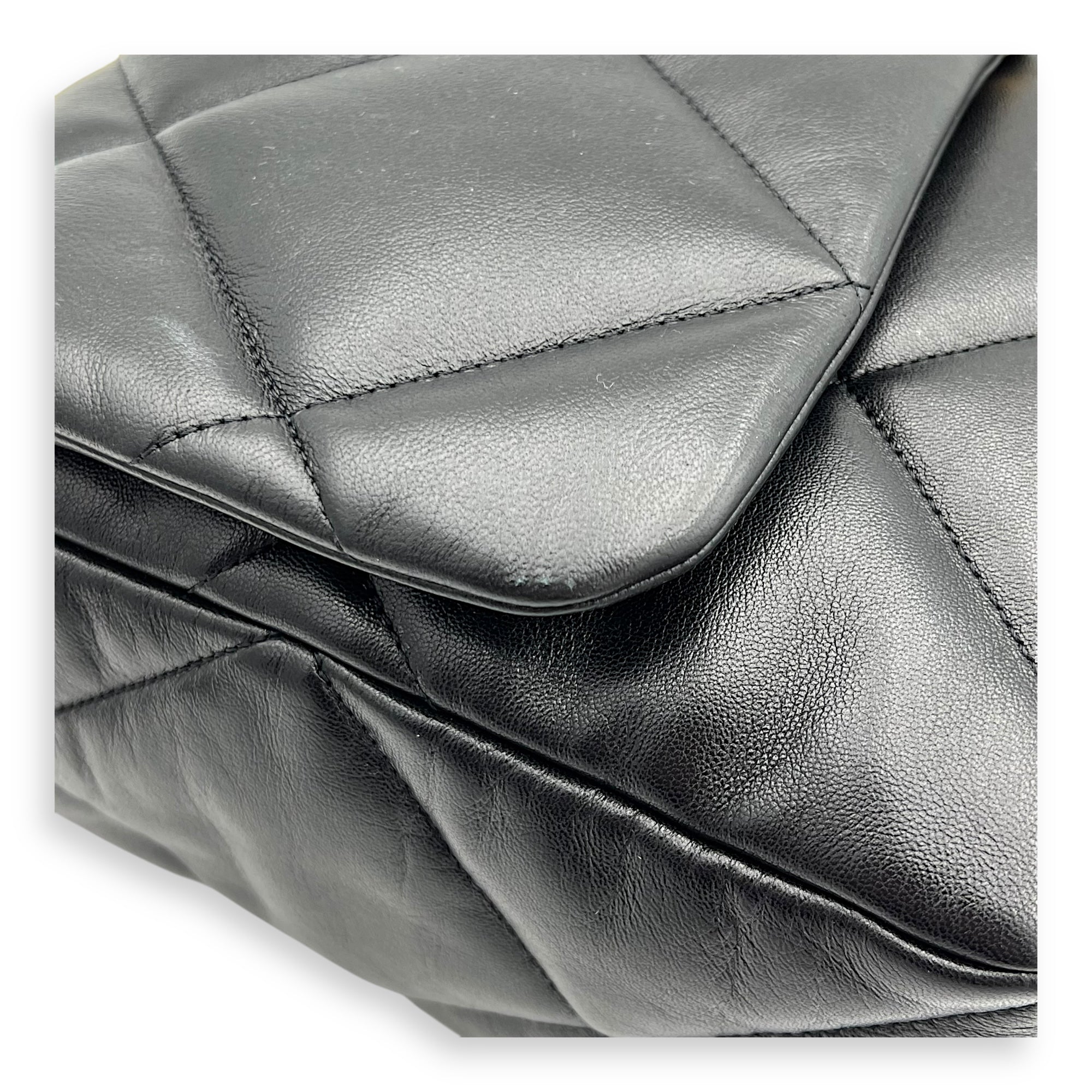 C19 Shoulder Bag Black in Lambskin, Mixed hardware